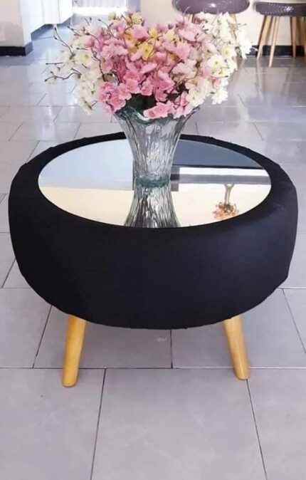 Glass Top Centre/Coffee Tables (Black)