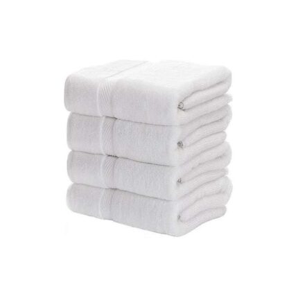 Pure White Cotton Towels(Large)