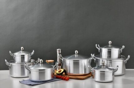 TC 14 Pieces Heavy Aluminium Cooking Pot Sufuria Set